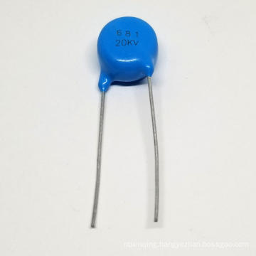 Safety Ceramic Disc  Capacitor 15KV 20KV Ceramic Safety  Ac Decoupling Cross Capacitor